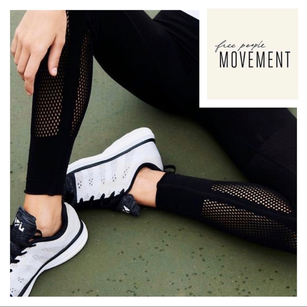 🖤NEW Free People High-Rise Sculpt Mesh Leggings🖤